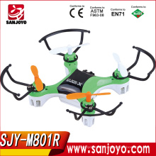 2015 Meilleur FUNNY QUADCOPTER 4CH 6Axis Gyro RC MINI POCHE DRONE pour Enfants M801R Micro MINI drone